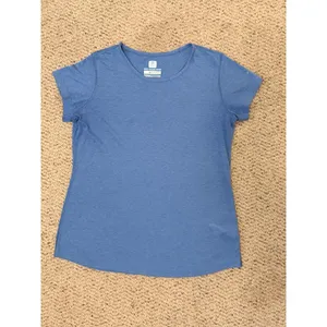 Columbia Omni Freeze ZERO Cooling Performance Tee Blue Medium Athletic Shirt thumbnail 2