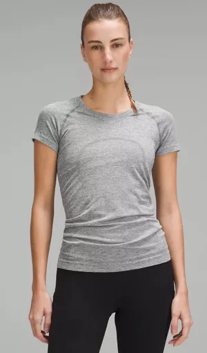 Lululemon grey short sleeve swiftly tech thumbnail 1