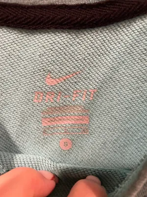 Nike Teal Sleeveless Workout Tank with Light Blue Logo thumbnail 2