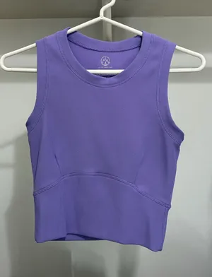 Move Theology Sleeveless Activewear Tank Purple Size XS thumbnail 1