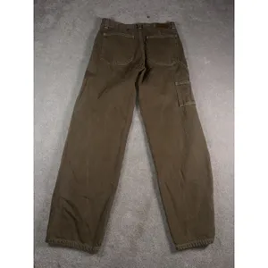 Levis Dad Utility Carpenter Jean Women Sz 26x30 Brown Denim Premium Big E thumbnail 8