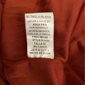 entro Women’s Tiered Sleeveless Lined Dress Burnt Orange Brown Size Medium Flowy thumbnail 5