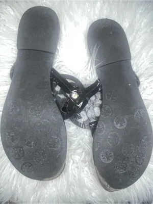 Very Well Loved Tory Burch Black Sandals thumbnail 8