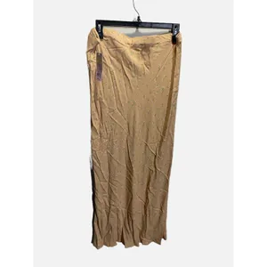 Wild Fable Maxi Skirt Womens XL Tan Pink Floral‎ Bias Cut Cottagecore Boho NWT thumbnail 7
