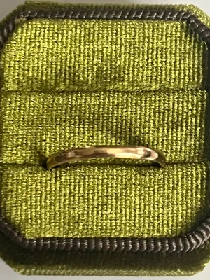 Women’s Stainless Steel Golden Minimalist 2mm Band Size 8 NWT thumbnail 3