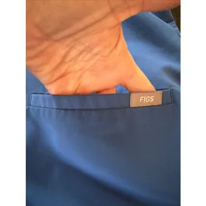 Figs Casma Women's Scrub Top PO 1809 Royal Blue Pockets L Shirt‎ Nurse Doctor thumbnail 4