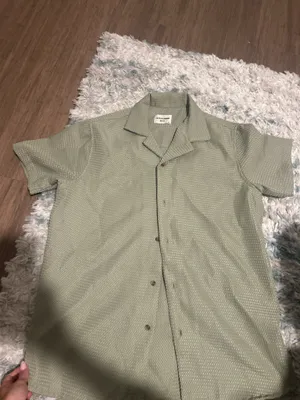 Men’s sage button up Green Size M thumbnail 1