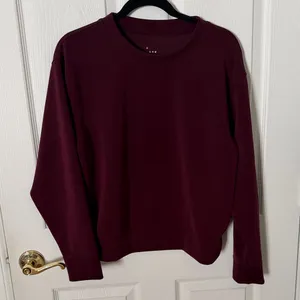 Supersoft a new day Crewneck Sweater in Deep Burgundy small thumbnail 1