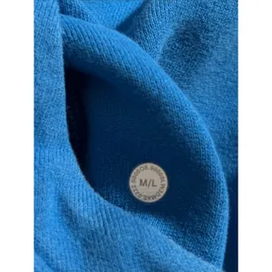 Lululemon Scuba Oversized Half Zip Hoodie Poolside Blue Light Cotton Terry M/L thumbnail 5