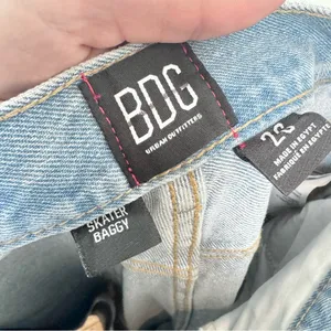 BDG Urban Outfitters BAGGY SKATER wide leg denim jeans 26 thumbnail 6