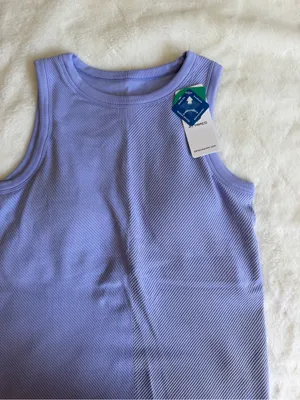 Attraco High Neck Tank Top Purple Size Medium NWT thumbnail 2