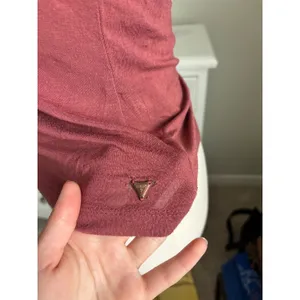 GUESS T-Shirt Mauve Rose Pink Short Sleeve Crew Neck Logo Top Q81I00R43I1 Size M thumbnail 3