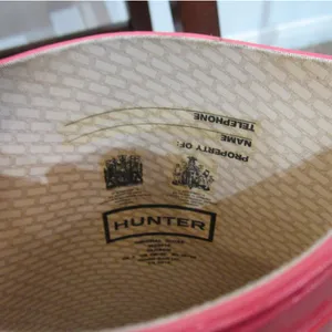 Hunter Pink Original Gloss Rain Boots Sz 5F thumbnail 4