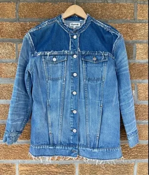 Madewell oversize jean jacket small thumbnail 1