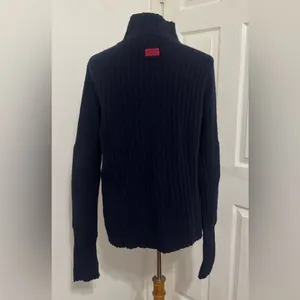 Vintage Abercrombie & Fitch Lambswool Blend Funnel Neck Sweater 90s Y2K Medium thumbnail 3
