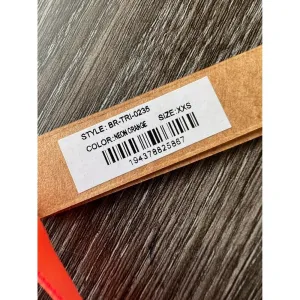 SKIMS Everyday Bralette in Neon Orange Traingle XXS Womens New Solid Adjustable‎ thumbnail 5