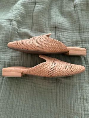 Birdies Dove Woven Mules  thumbnail 3