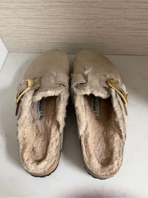 Birkenstock Boston Big Buckle Shearling Clogs thumbnail 6