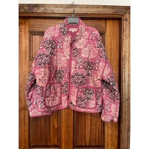 Free People Chloe quilted jacket sweetheart combo small thumbnail 2