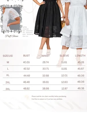 EYWOL Women's V Neck Short Sleeve Lace Midi Dress Semi Formal Wedding Guest thumbnail 6
