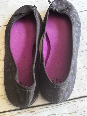 GAP Women's   Ballet Flats with Purple Lining And Pattern Sz 8 thumbnail 4