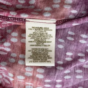 Free People Vintage Multi Sherbert Color Stripe Polka Dot Twisted Strap Tank Top thumbnail 10