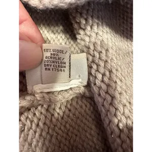 UGG Australia Winter Hat Pom Beanie Beige Metallic Wool Blend Women’s One Size thumbnail 5