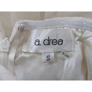 a. drea Cream Strapless Tulle Mini Cocktail Dress NWT Size Small thumbnail 6