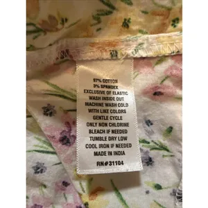 Crown & Ivory Multi Color Floral Sleeveless Smocked Midi Dress Large thumbnail 7