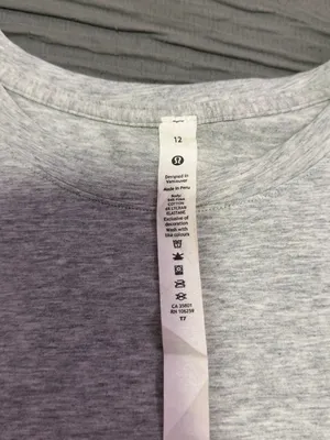 lululemon athletica Light Gray Heather Short Sleeve Tee thumbnail 2