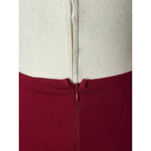 Angel Biba Mini Dress Women 8 Red Plunge Halter Backless Bodycon Party Cocktail thumbnail 8