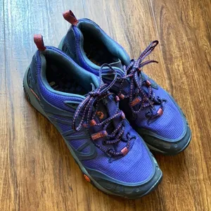 Merrell sneakers violet‎ blue color way size 8.5 thumbnail 1