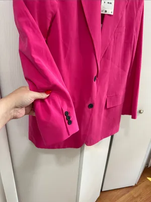 Zara Pink Two-Button Blazer thumbnail 4