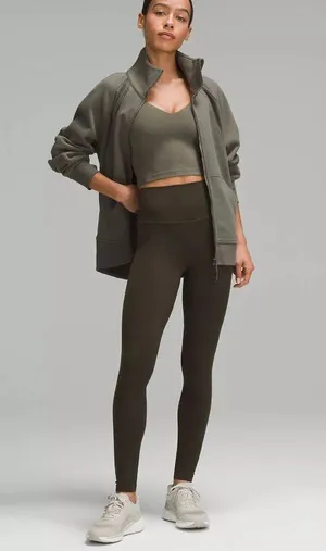 Dark Olive Align High-Rise Pant 28" Size 18 NWT Authentic ( SOLD OUT) thumbnail 2