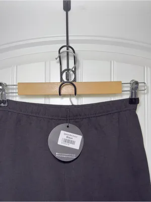 White Fox Black Medium Signature Biker Shorts Athlesiure Yoga Activewear Casual‎ thumbnail 4