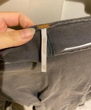 Free People Super Cute Grey Top Sweatshirt thumbnail 3