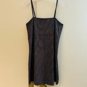 ASOS cami dress in rainbow glitter sparkly bodycon mini dress size 12 thumbnail 5