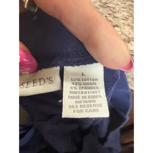 Women's Appleseed's Navy Wide Leg Pants L thumbnail 7