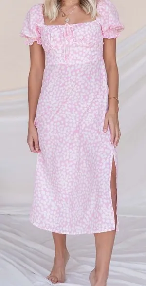✨HP✨Leigh Floral Midi Dress✨ thumbnail 1