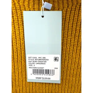 Antonio Melani‎ Rory Wool Blend Mock Neck Sweater Vest Mustard Yellow Small NEW thumbnail 5