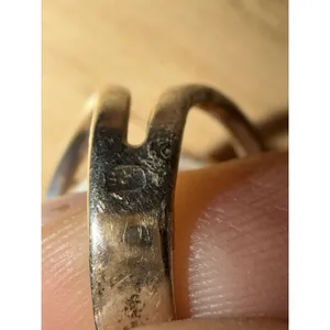 Sterling Silver 925 Amber Ring Size 7 Adjustable‎ thumbnail 5