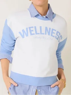 NWT EVEREVE X Lifetime Wellness Graphic Sweatshirt Size Large thumbnail 1