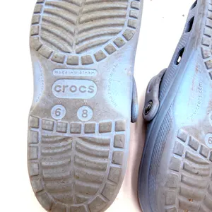 Crocs Light Blue Classic Clogs Sandals Size Men's 6 Women's 8 thumbnail 8