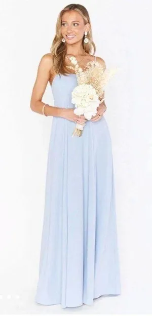 Show Me Your Mumu Madrid steel blue maxi dress XXS thumbnail 2
