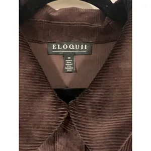 ELOQUII Women's Plus Size Corduroy Mini Dress in brown size 22 thumbnail 6