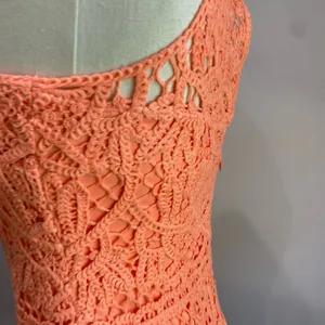Lilly Pulitzer Neon Orange Crochet‎ Lace Jaimie Shift Sheath Dress Jamie Size S thumbnail 5