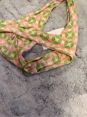 Dippin' Daisy's Pink & Green Retro Print Bikini Top and Bottom thumbnail 4