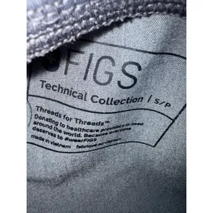 FIGS Technical Zamora Jogger Scrub nurse Pants Grey S Petite 1616 Graphite Gray thumbnail 6