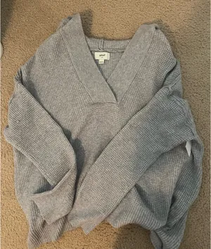 Aerie Sweater Grey thumbnail 1