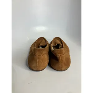 Vionic McKenzie Suede Loafers Brown Scalloped Trim Moc Toe‎ Slip On women's 9.5 thumbnail 6
